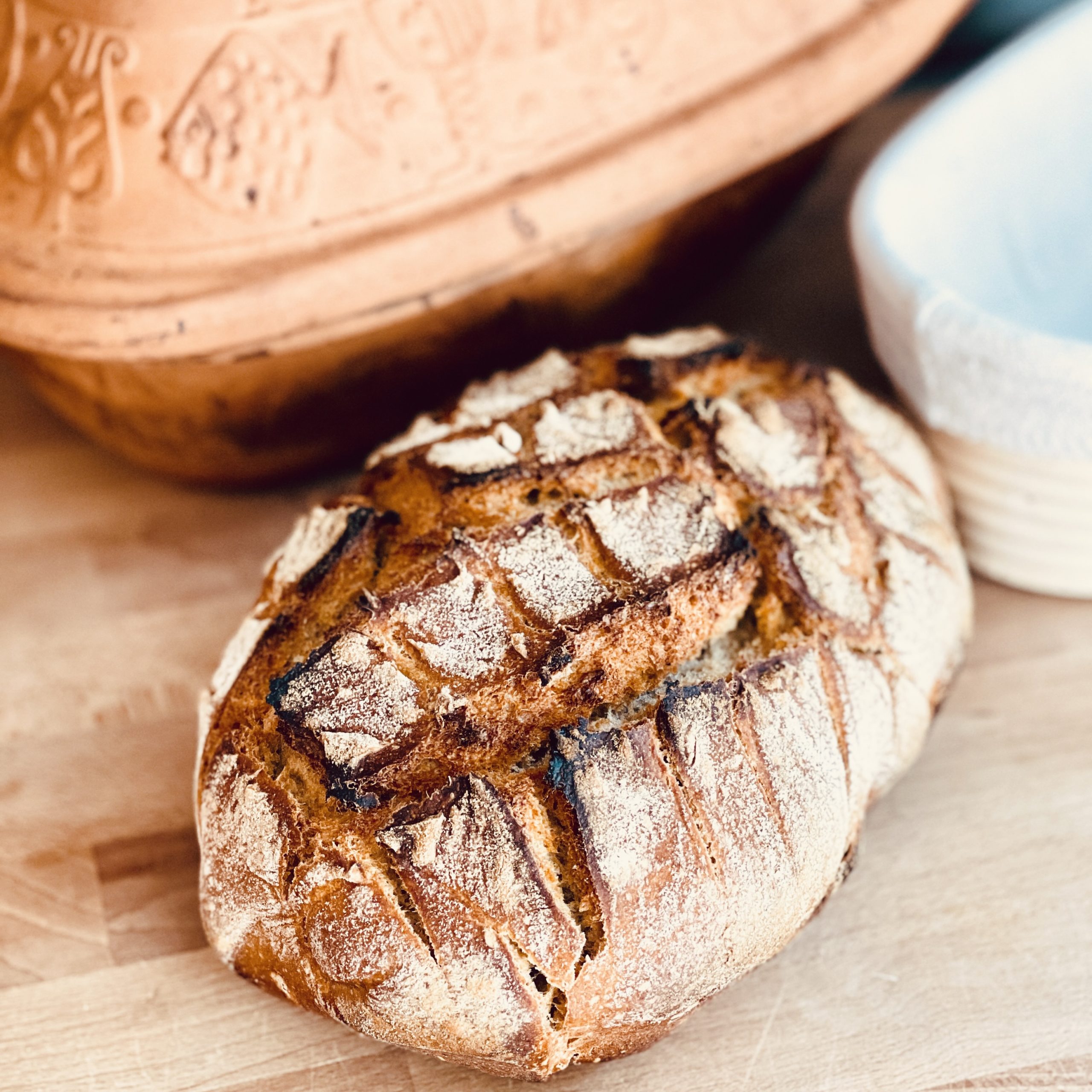 Einfaches Sauerteigbrot
